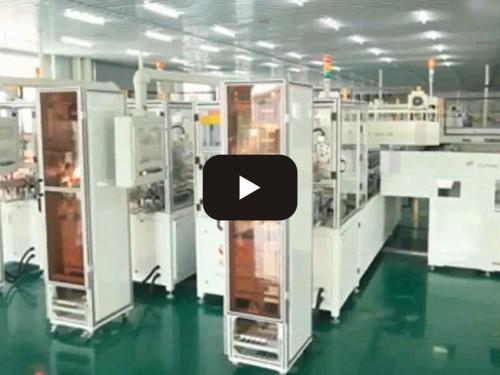 Solar module encapsulation production line