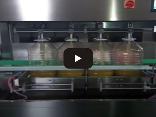 Filling machine for edible oil