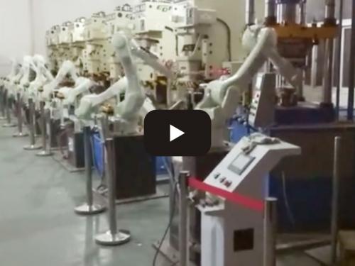 Automated handling of production lines