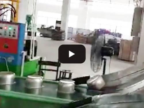 Rice cooker oxidation spraying production line