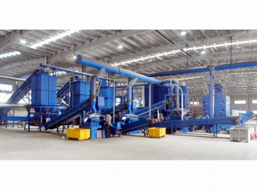 Waste wire and cable recycling line (copper noodle