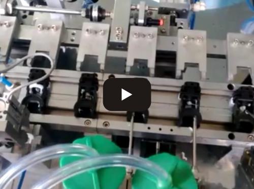 Automatic shifting fork assembly equipment