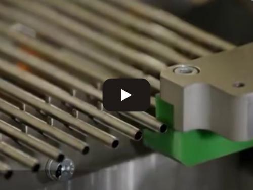 Heat exchanger production line industrial robots