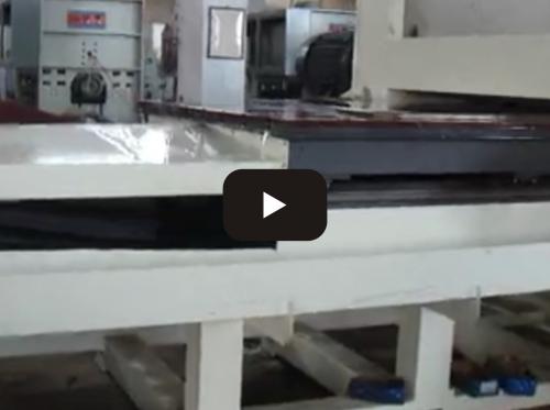 Water mill metal sanding production line