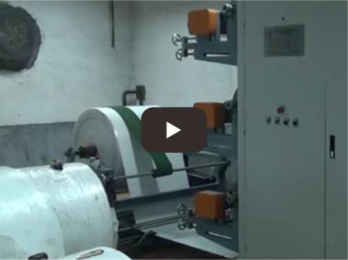 Automatic printing and cutting seam machine