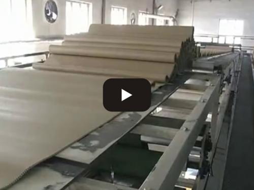 Chemical corrugated board production line
