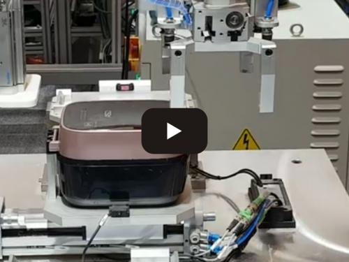 Robot rice cooker production line