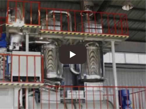 Recycled rubber production line