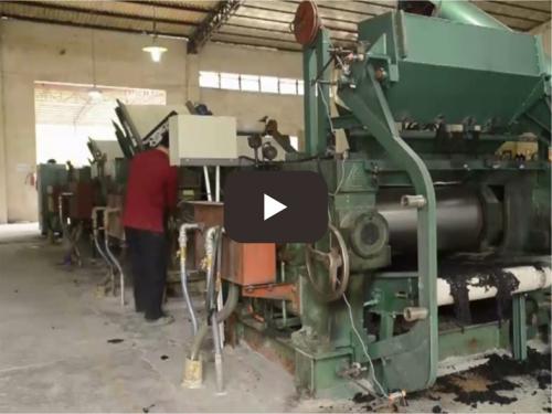 Recycled rubber automated production line-2