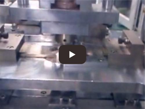 Cooling fan blade automatic assembly line