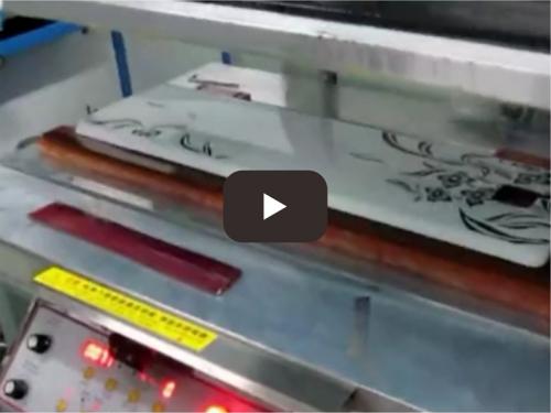 Silk screen air conditioner shell screen printing