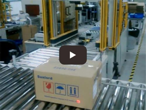 Automatic sealing packaging line