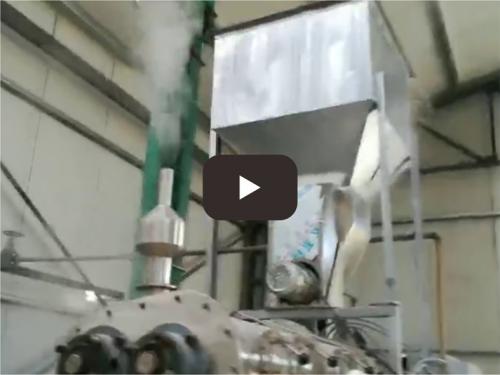 Twin screw extruder fish feed production line