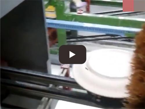 Automatic ceramic plate production