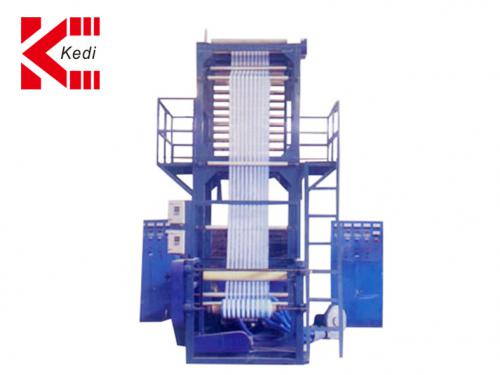 PE two color strip film blowing machine