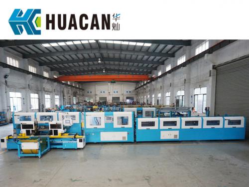 Automatic unmanned cutting tube chamfering product