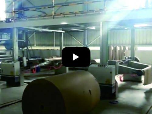 Corrugated board production line