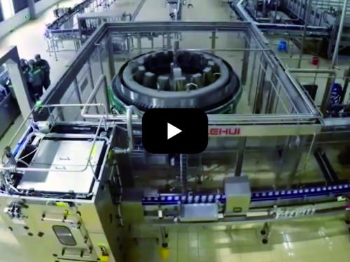 Cans beer automatic filling production line