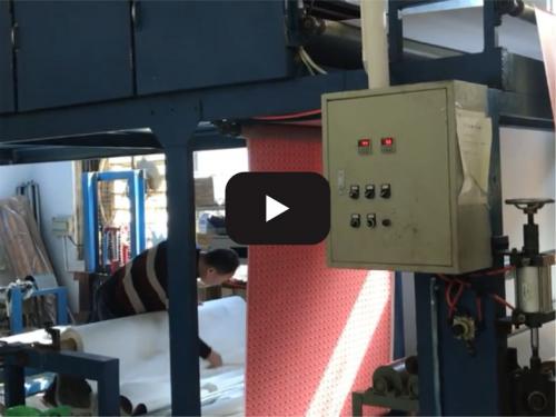 Leather fixing machine equipment production line
