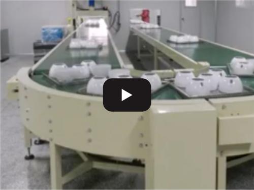 Daily necessities spraying production line
