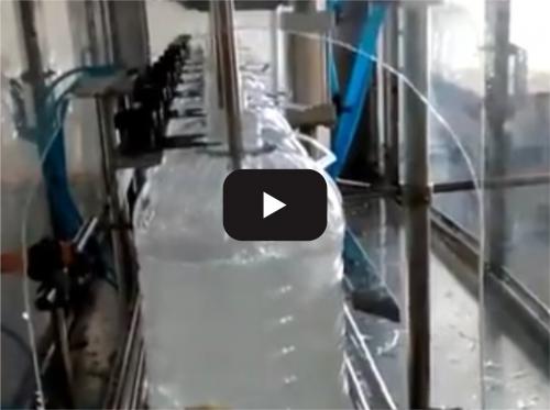 Glass water quantitative filling production line