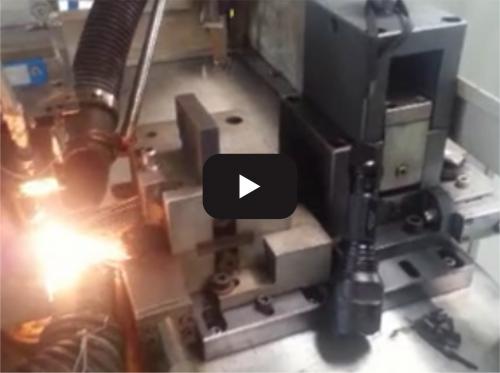 Laser welding production line