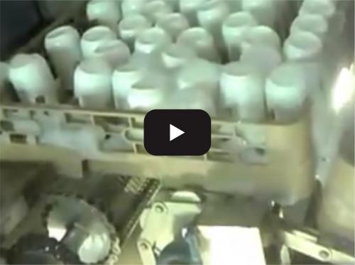 Automatic tableware packaging production line