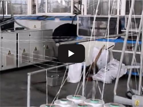 Polyester packing belt production line