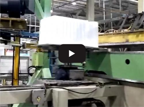Robot laser cutting production line