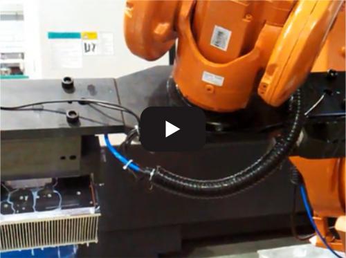 Machine tool robot production line