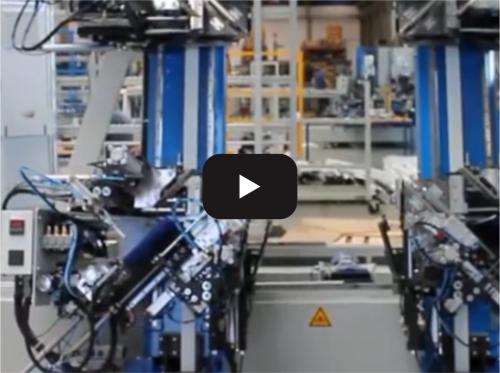 Robot operation production line