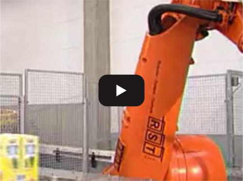 Robot automatic production line palletizing