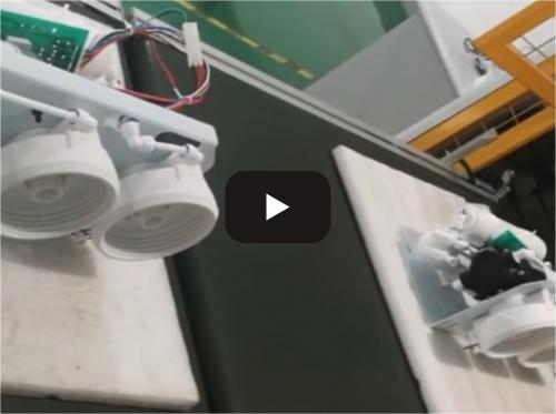 Automatic robot transfer production line