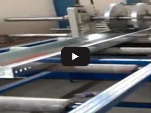 Metal product production cable tray line