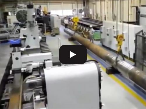 Heavy horizontal CNC lathe processing
