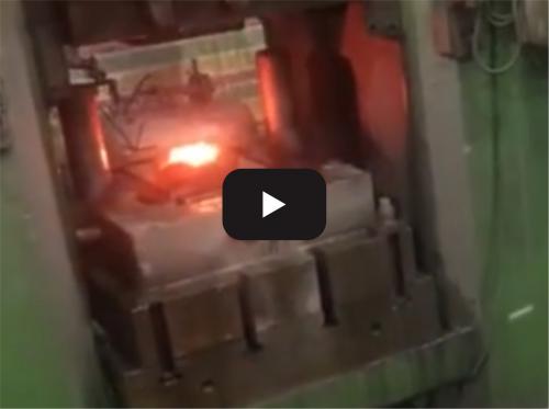 Forging industrial robot automatic production line