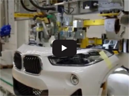 Automobile production line industrial robot