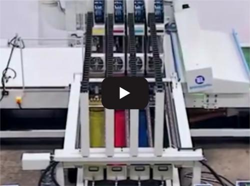 High-speed sheet printing production line