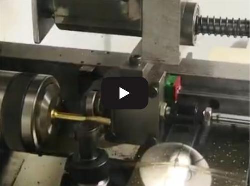 High-speed CNC lathe product processing