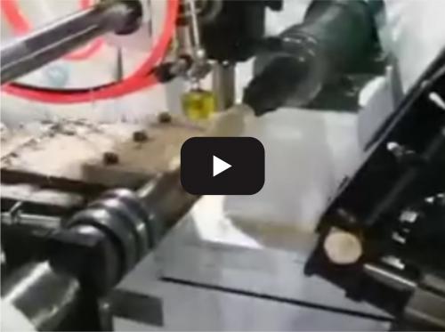 CNC automatic wooden handle machine woodworking la