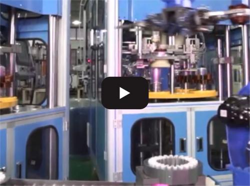 Motor line automation production line