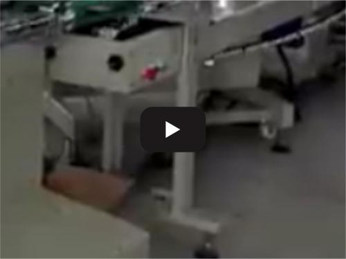 Automatic packaging production line